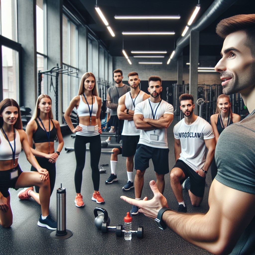 Korzyści z pracy w branży fitness po Kursie trenera personalnego Wrocław.